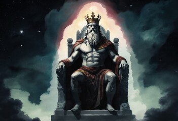 Fototapeta premium The Glimmering Celestial Realm