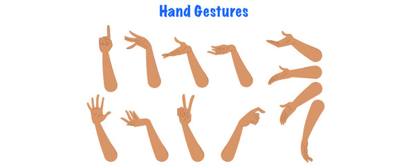 hand gesture  Sheet for Animation