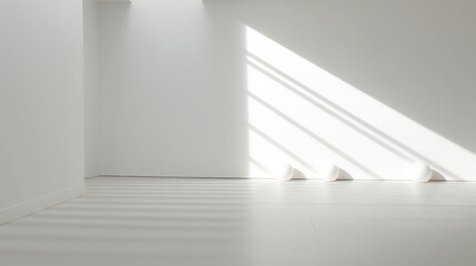 white wall of room with white background