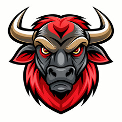 bull-head-logo-character--aggressive--bold-smooth