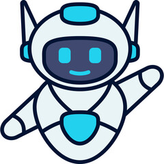 Futuristic Robot Illustration