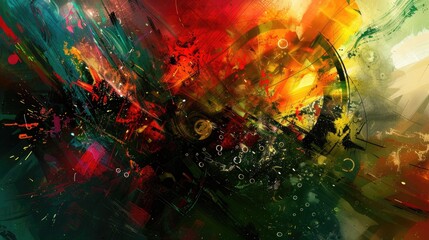 Abstract art can be utilized for any creative purpose you wish