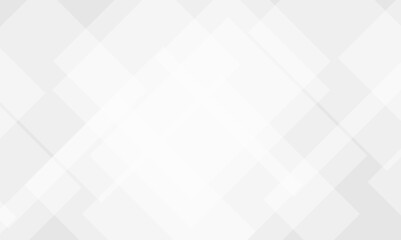 White and gray geometric glossy square technology background. Seamless white geometric banner concept vector background.  cover, poster, brochure, banner, wallpaper design.