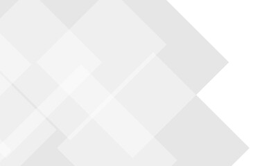 Abstract white and gray background with square white light background. Seamless white geometric glossy vector background. Abstract white and gray square technology poster, cover, banner background.