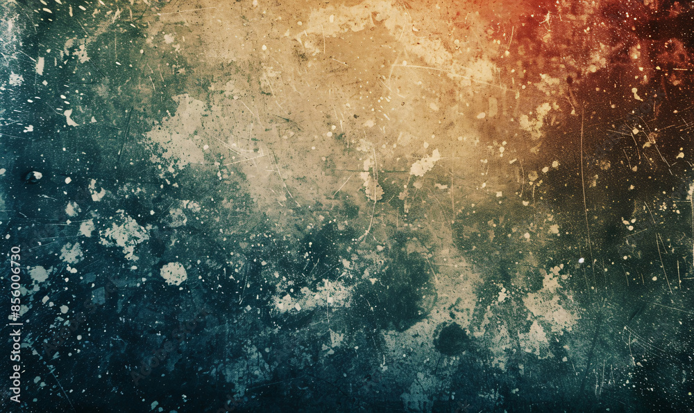 Wall mural old photo texture-generative ai
