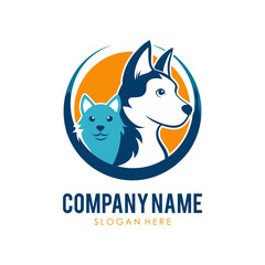 cat and dog logo