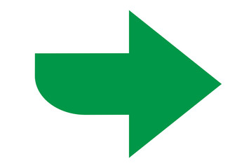 Green arrow road sign colorful. Icons for design