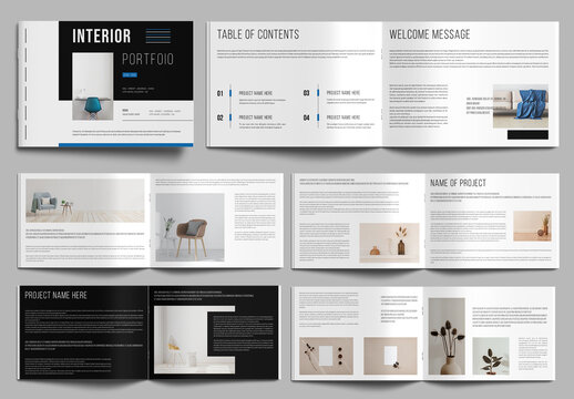 Interior Portfolio landscape Layout