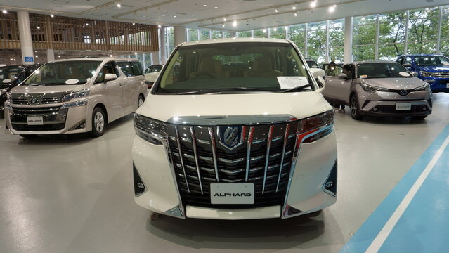 public exhibition of Toyota car manufacturer, Japan