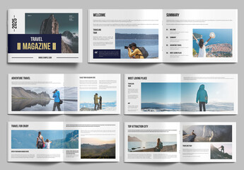 Travel Magazine Landscape Template
