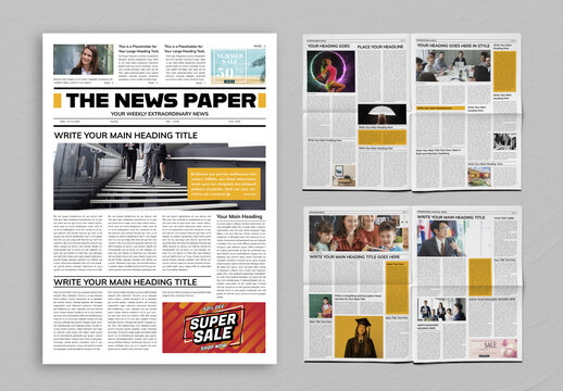 Newspaper Design Layout