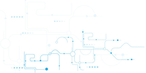 Circuit board technology background with hi-tech digital data connection system, Hi-tech communication design.