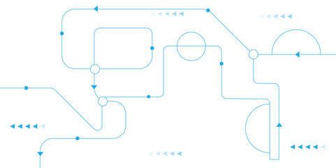 Vector white Abstract technology background, Hi-tech digital connect, Circuit board pattern for technology background. Circuit board with various technology elements. 