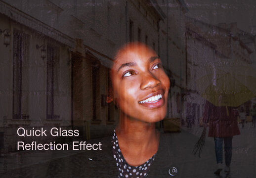 Distorted Glass Shapes Effect