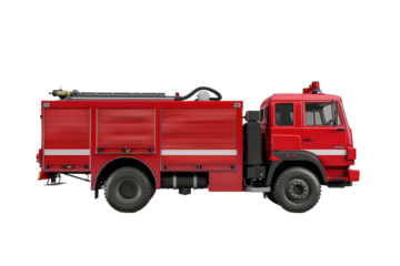 red fire truck