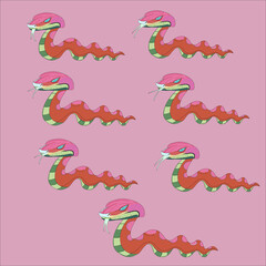 2d Game assets, character, enemy, snake, girl, boy