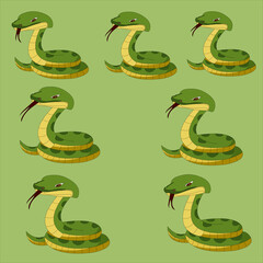 2d Game assets, character, enemy, snake, girl, boy