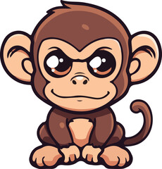 Monkey cartoon character