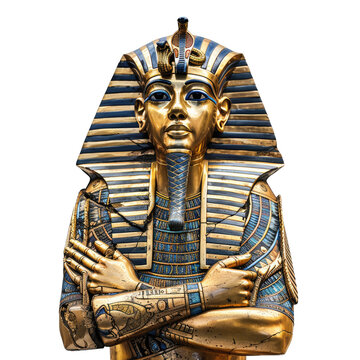 pharaoh isolated on white background