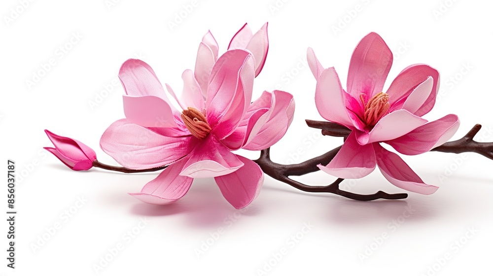 Wall mural pink lily flower