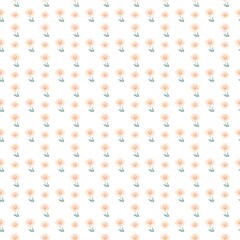 seamless pattern flower and star element.	