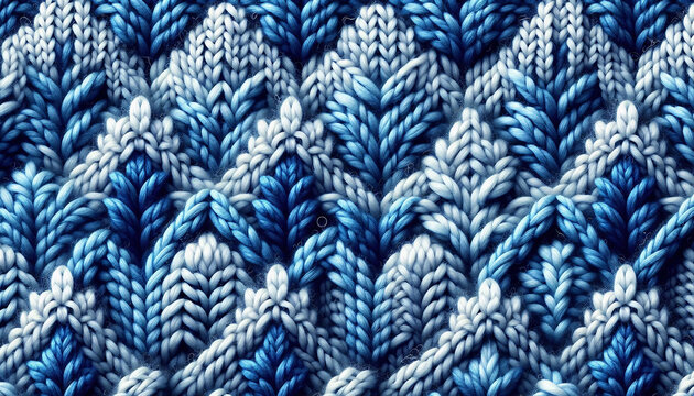 Abstraktes Strickmuster