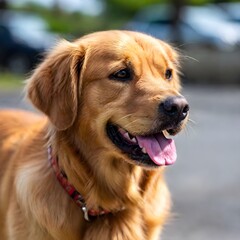 golden retriever portrait