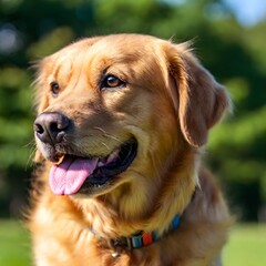 golden retriever portrait