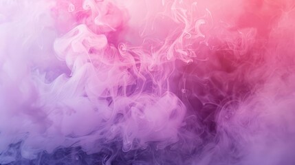 Fototapeta premium ethereal pink violet and purple smoke backdrop resembling fog cloud for valentines day romance