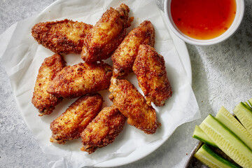 baked crispy chicken wings