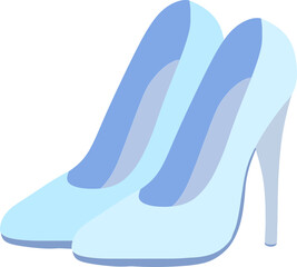 red high heels illustration