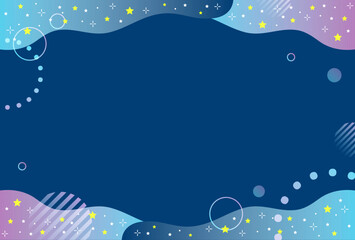 天の川・七夕・星空の背景 © Lily