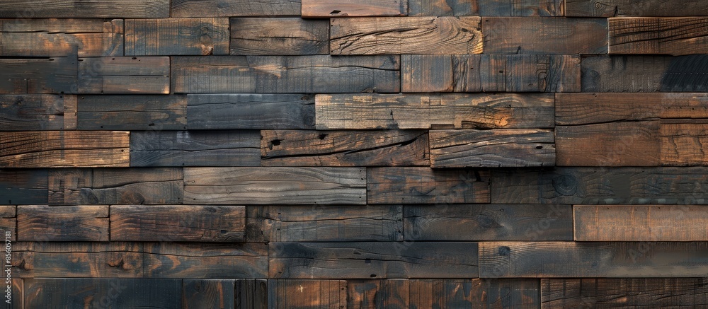 Poster A wooden wall texture wood background . with copy space image. Place for adding text or design