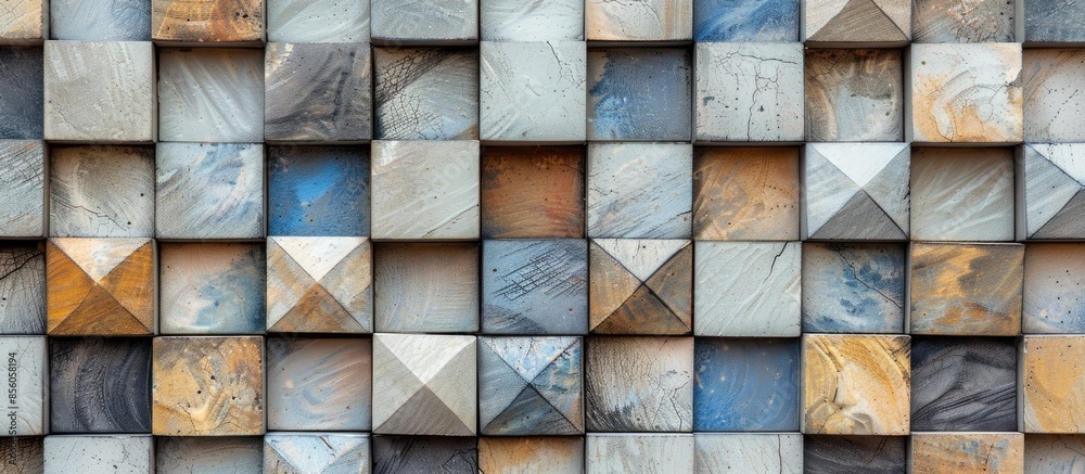 Aufkleber abstract home decorative wall tiles design pattern background,. with copy space image. Place for adding text or design