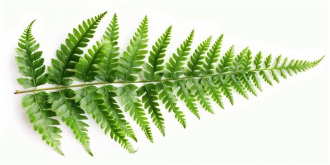 Intricate fern leaf pattern in vibrant green