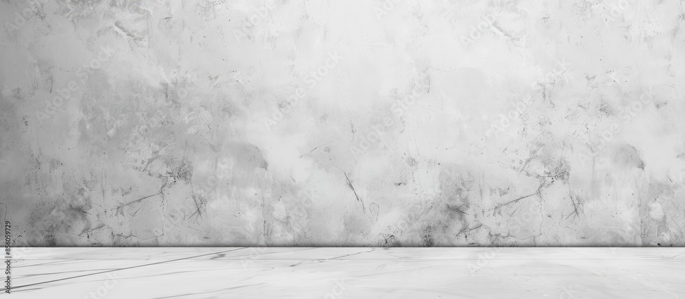 Leinwandbilder white and gray wall and studio room background. copy space image. place for adding text or design