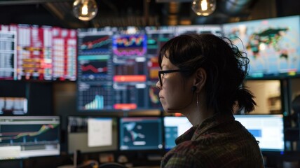 Remote work trend uses digital screens and video calls for effective team communication AIG58