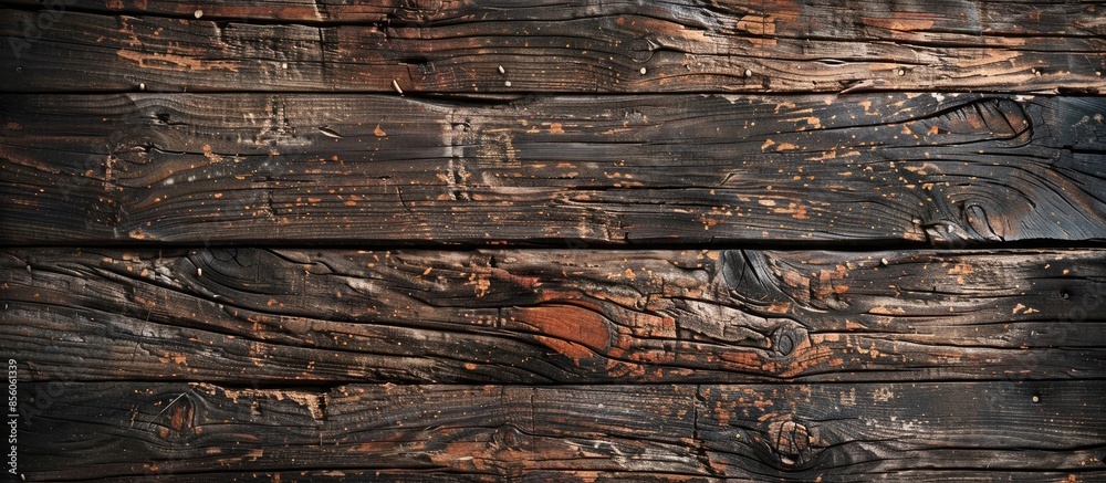 Poster  old wooden background. with copy space image. Place for adding text or design