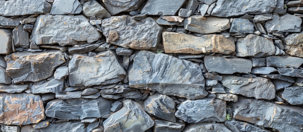 Leinwandbilder stone wall background or texture. with copy space image. place for adding text or design