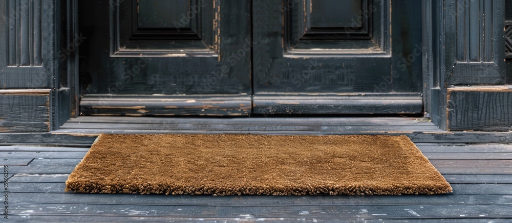 Fototapete doormat. with copy space image. place for adding text or design