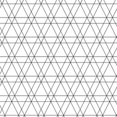 Abstract geometric pattern with triangle, lines and stripes on white background. A seamless vector background. Graphic modern pattern. White and black pattern.
