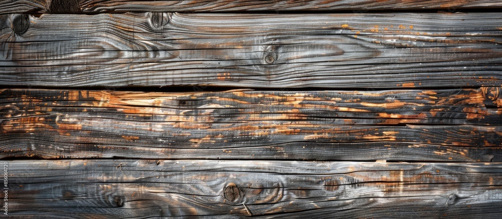 Poster Old wood texture and background. with copy space image. Place for adding text or design
