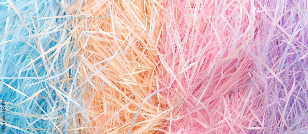 Poster Fancy straw pastel background    Abstract  Texture. with copy space image. Place for adding text or design