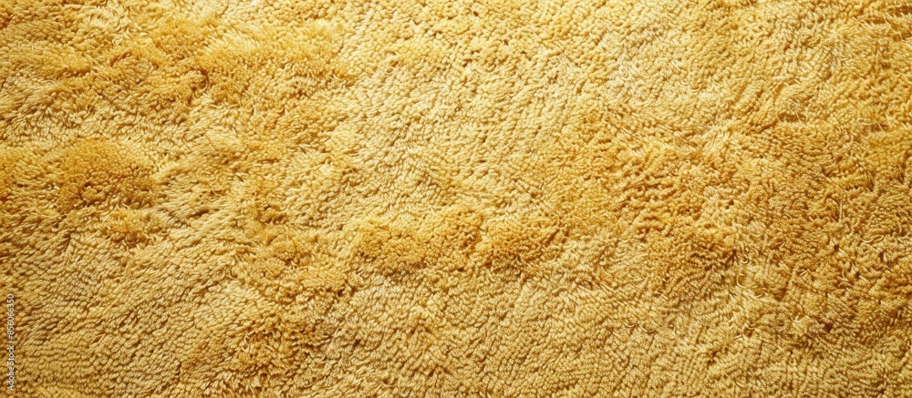 Aufkleber Old yellow carpet texture. with copy space image. Place for adding text or design
