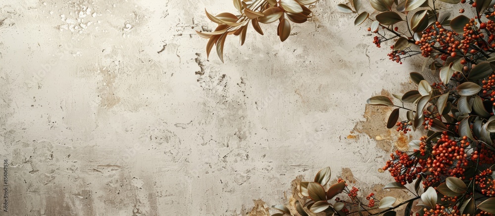 Poster wall decoration design. with copy space image. place for adding text or design
