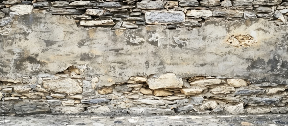 Poster Limestone old background. with copy space image. Place for adding text or design