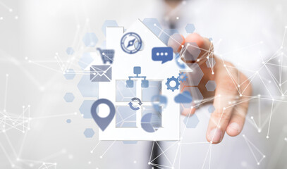 iot home Telecommunication network and wireless mobile internet