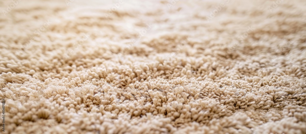 Poster Background picture of a soft beige carpet. with copy space image. Place for adding text or design