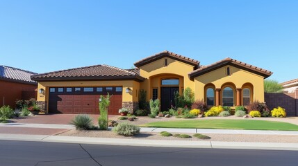 Exotic Phoenix homes showcasing Southwestern designs and lush desert landscaping in the heart of Phoenix, Arizona.