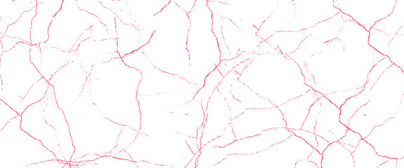 Vector red cracks texture with red marble texture Transparent background